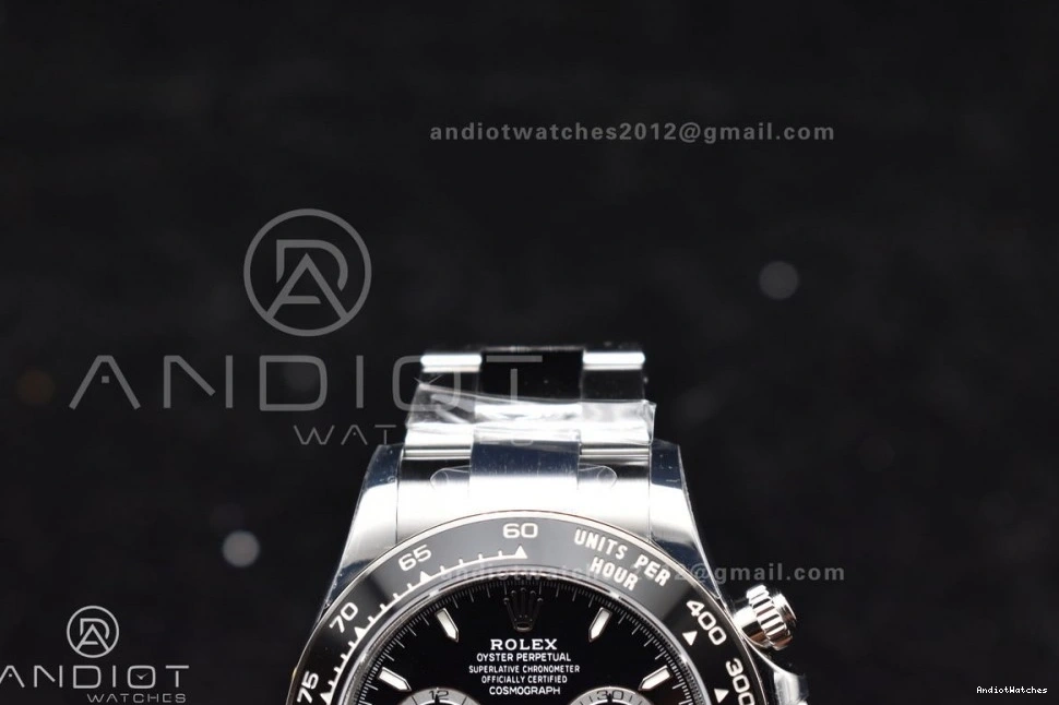 Elegant Steel Rolex Daytona Black SL4801 Factory Movement Dial in 1051 904L SBF VS 1:1 126500 0205